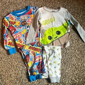 Lot of 3T/4T Disney pajamas (4 pairs in lot)